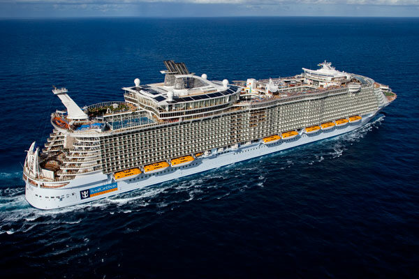Allure of the Seas, a Royal Caribbean cruise ship