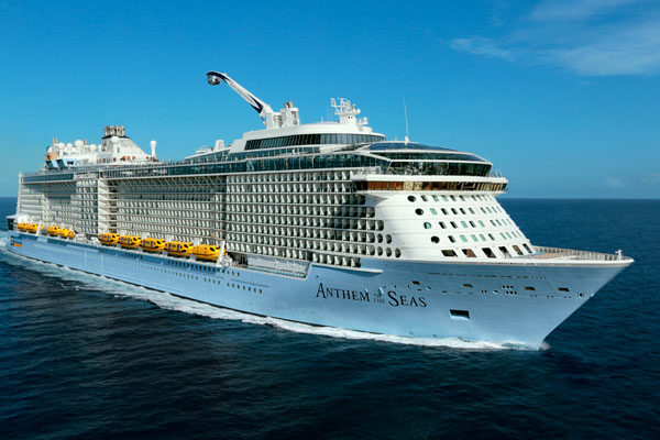 Anthem of the Seas, a Royal Caribbean cruise ship