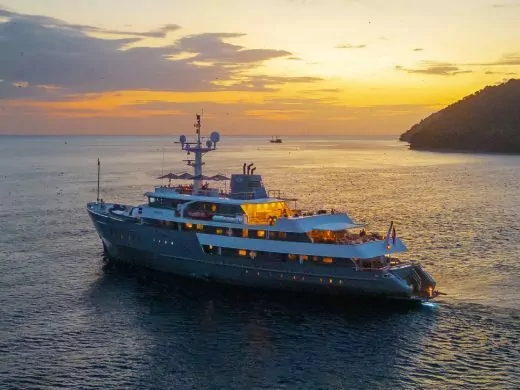 Aqua Blu, a National Geographic-Lindblad Expeditions cruise ship