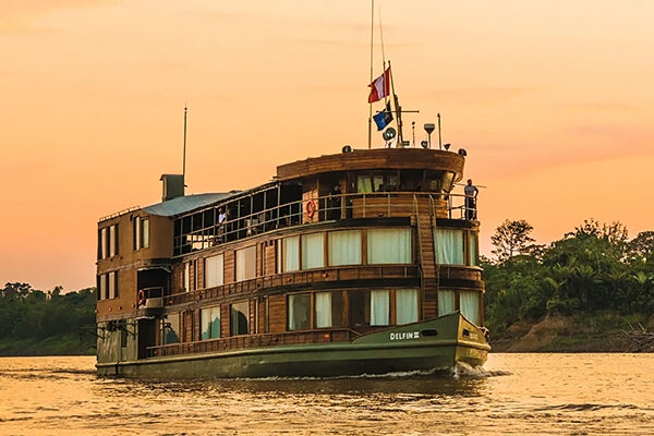 Delfin II, a National Geographic-Lindblad Expeditions cruise ship
