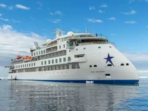 Greg Mortimer, a National Geographic-Lindblad Expeditions cruise ship