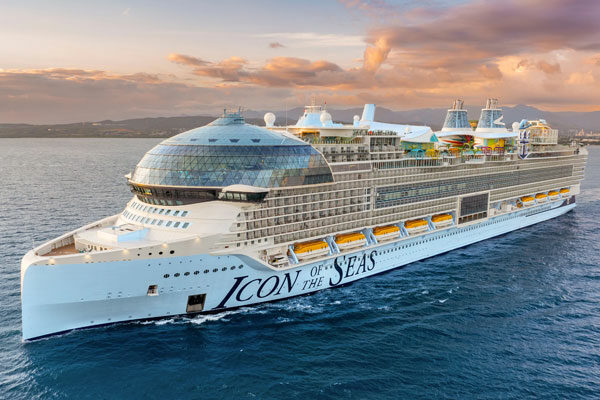 Icon of the Seas, a Royal Caribbean cruise ship