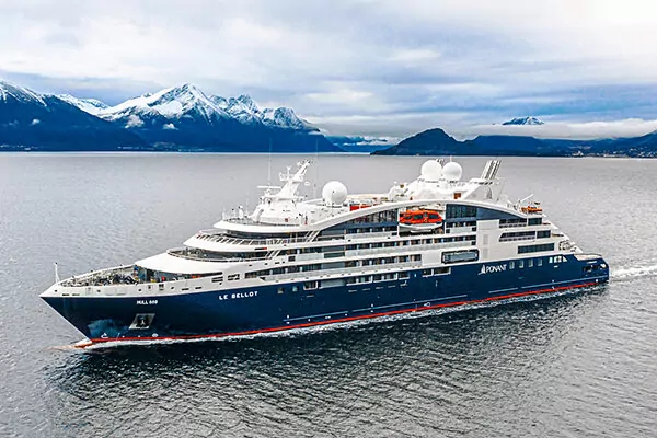 Le Bellot, a Ponant  cruise ship