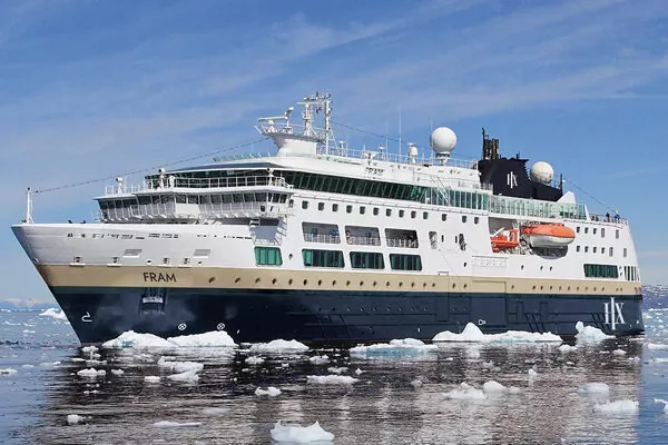 MS Fram, a HX Expeditions cruise ship