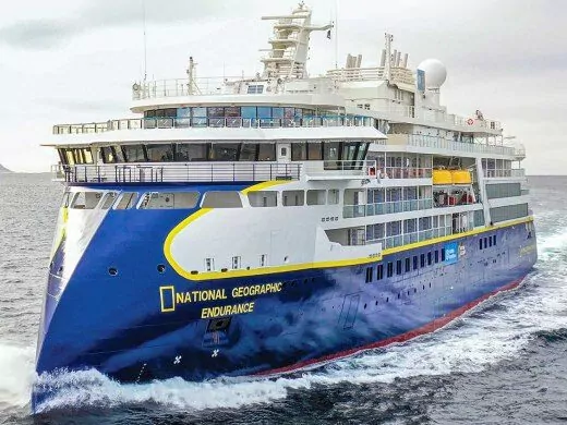 NG Endurance, a National Geographic-Lindblad Expeditions cruise ship
