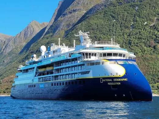 NG Resolution, a National Geographic-Lindblad Expeditions cruise ship