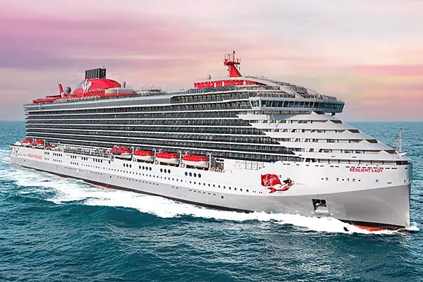 Resilient Lady, a Virgin Voyages cruise ship