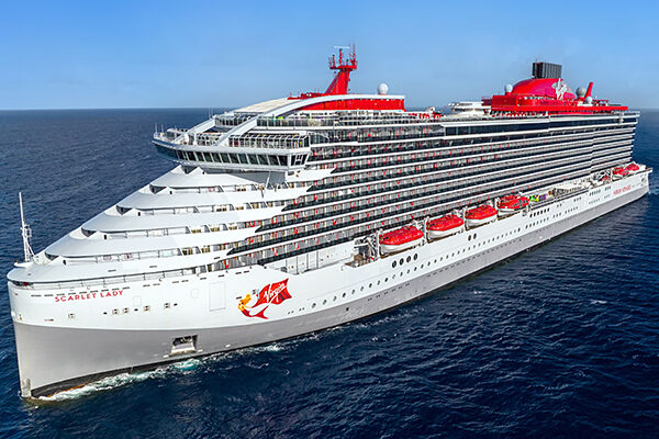 Scarlet Lady, a Virgin Voyages cruise ship